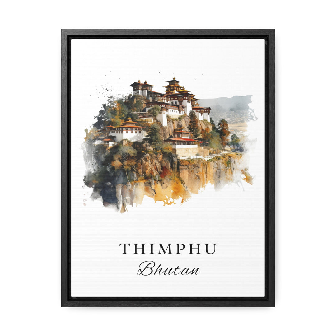 Thimphu Bhutan wall art - Bhutan, Thimphu poster, Thimphu Wedding gift, Bhutan Birthday present, Custom Text, Personalised Gift