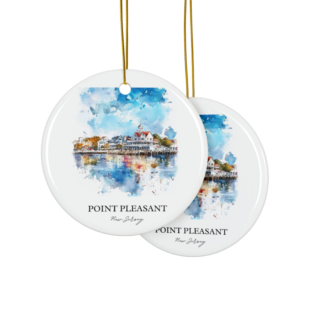 Point Pleasant NJ Ornament: Unique Jersey Shore Souvenir, Jersey Shore Xmas Decor, and Authentic Point Pleasant NJ Gift