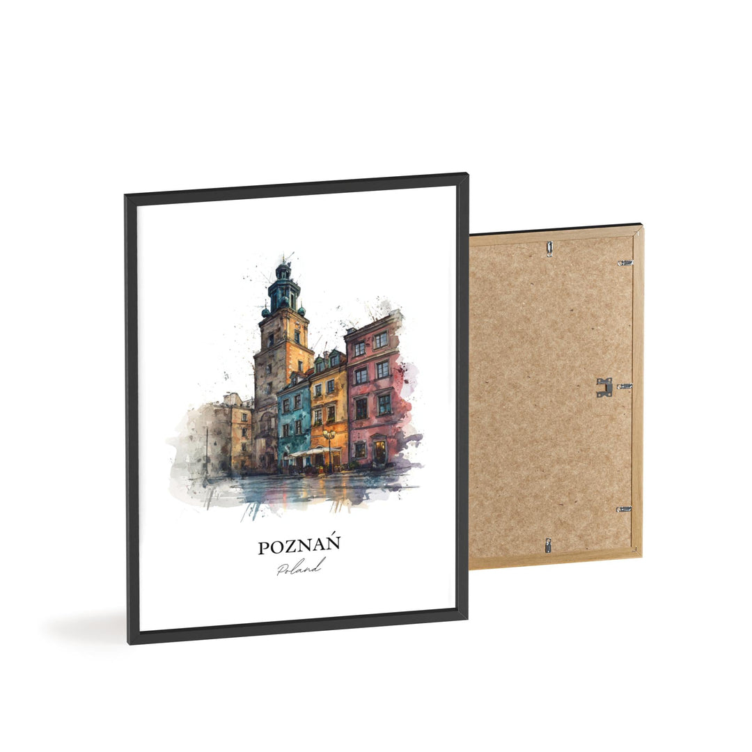 Poznan, Poland – Watercolor Art Print