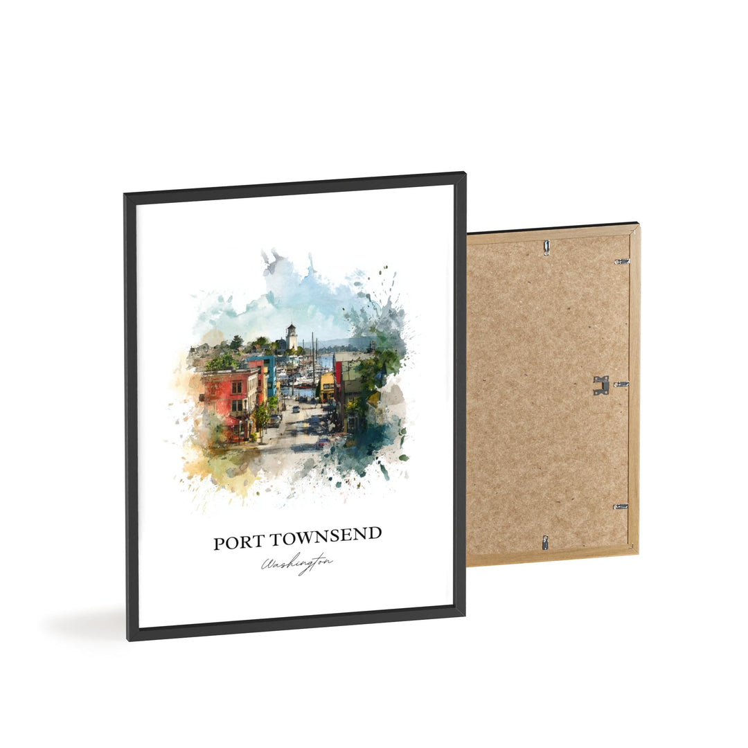 Port Townsend, Washington – Watercolor Art Print