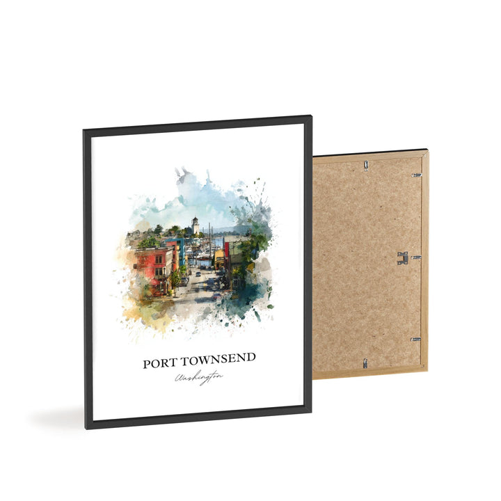Port Townsend, Washington – Watercolor Art Print