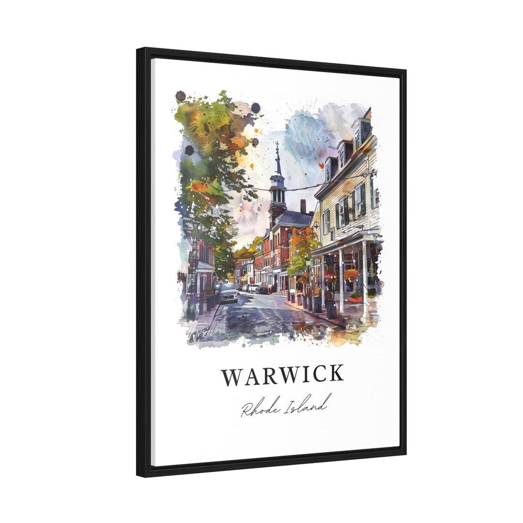 Warwick RI Wall Art, Warwick Print, Warwick Watercolor Art, Warwick Rhode Island Gift,