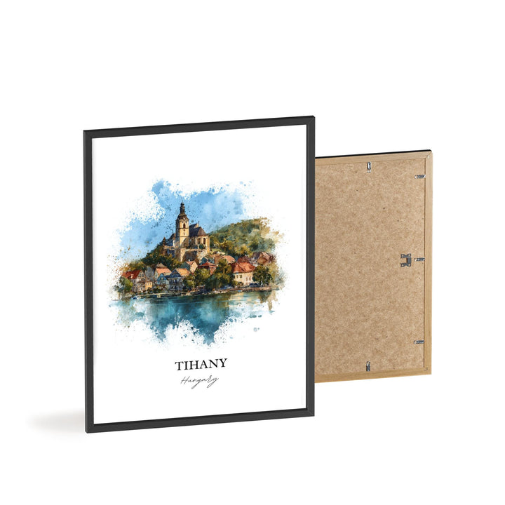 Tihany, Hungary – Watercolor Art Print