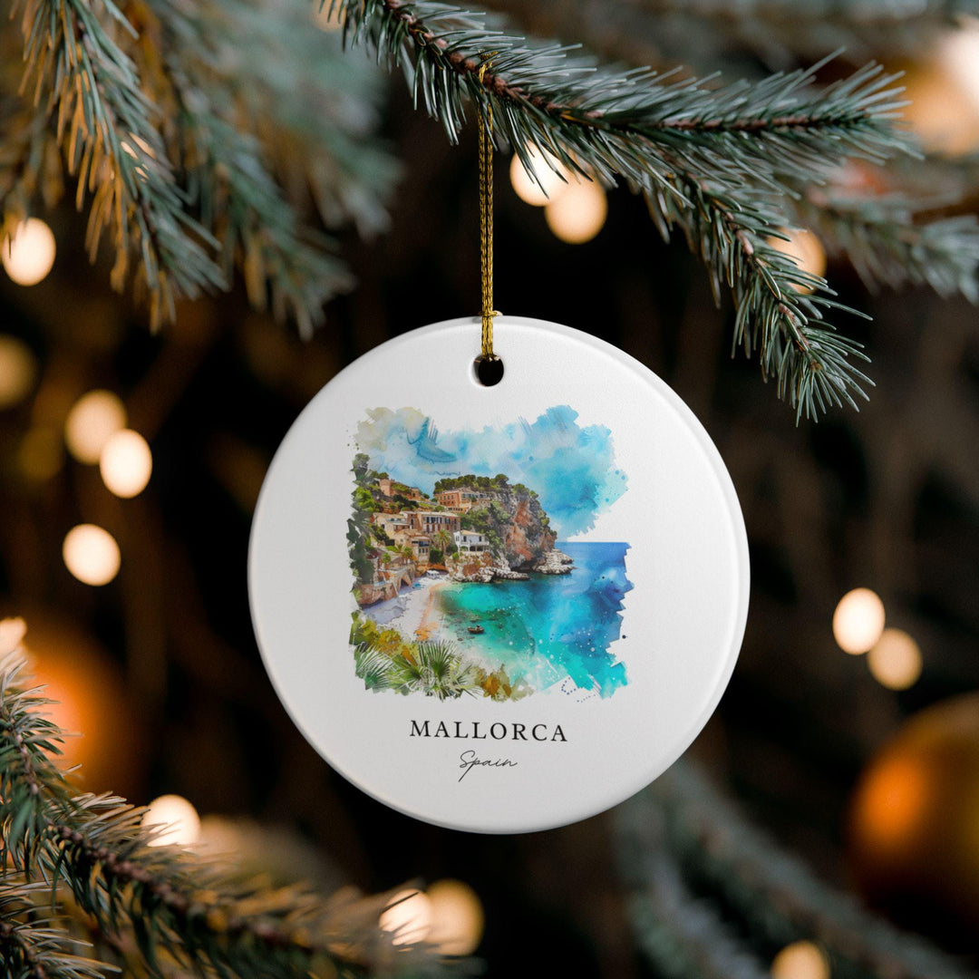 Mallorca Spain Ornament: Unique Mallorca Souvenir, Mallorca Spain Decor, and Authentic Mallorca Spain Gift
