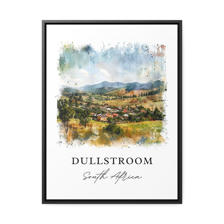 Dullstroom South Africa Art, Dullstroom Print, Emnothweni Watercolor Art, Mpumalanga Gift,