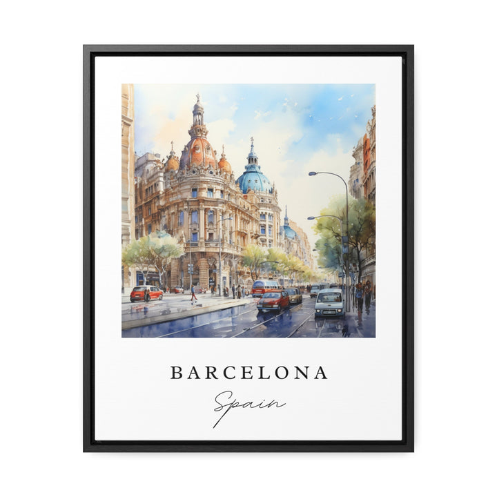 Barcelona Spain wall art - Spain, Barcelona poster, Wedding gift, Birthday present, Custom Text, Personalized Gift