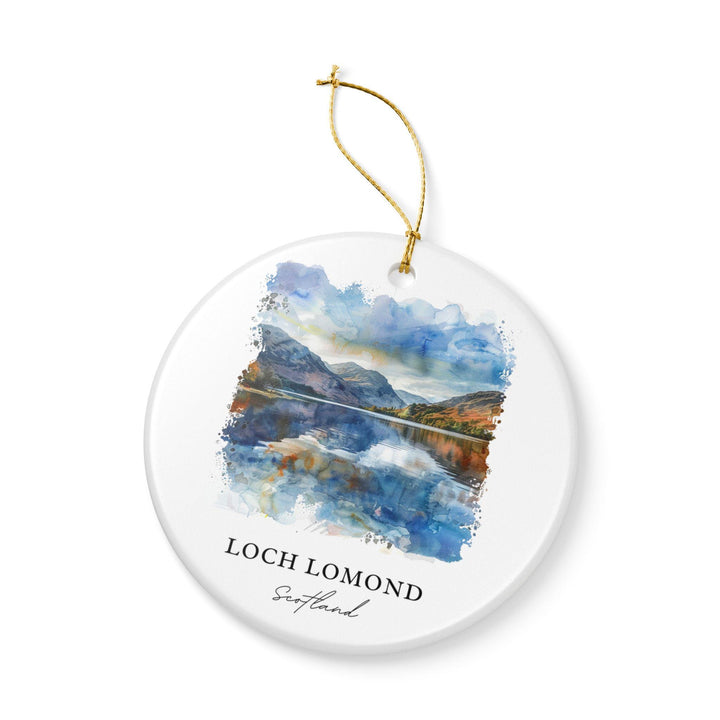 Loch Lomond Ornament: Unique Loch Lomond Souvenir, Scotland Xmas Decor, and Authentic Loch Lomond Gift