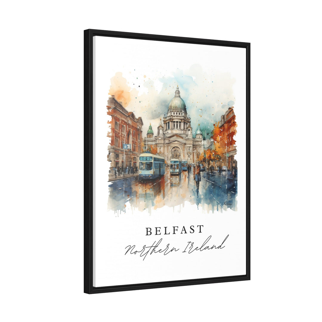 Belfast Northern Ireland Wall Art - Belfast UK Print