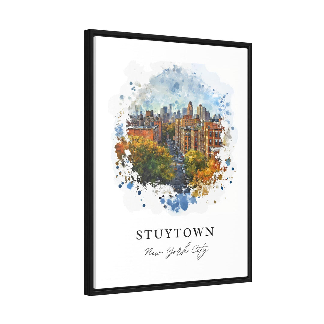 Stuytown NYC Art, Stuytown Print, Holland Watercolor, Stuyvesant Town NY Gift, Peter Coopers Village Print, Travel Poster, Housewarming Gift