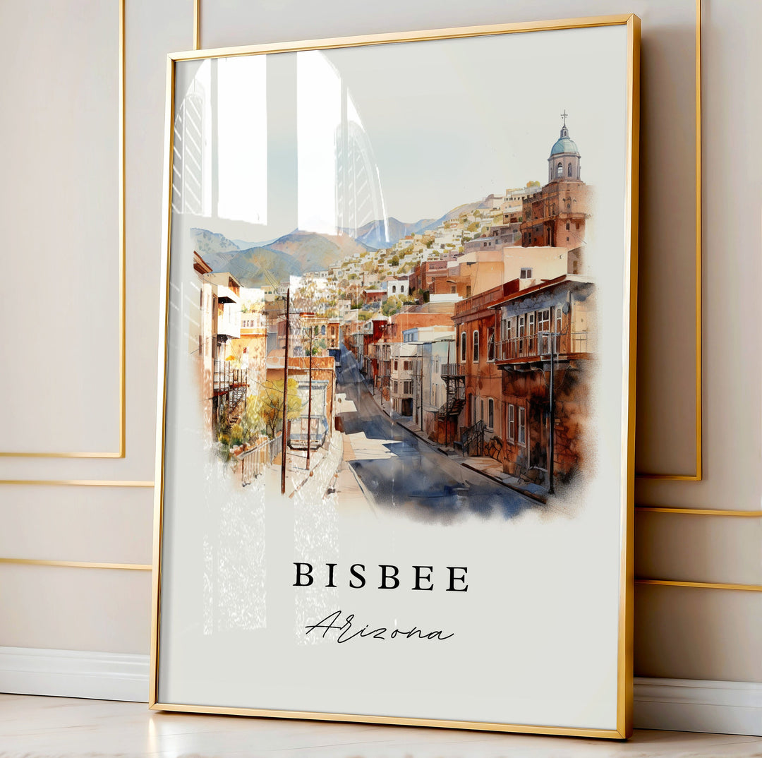 Bisbee Wall Art - Arizona Print