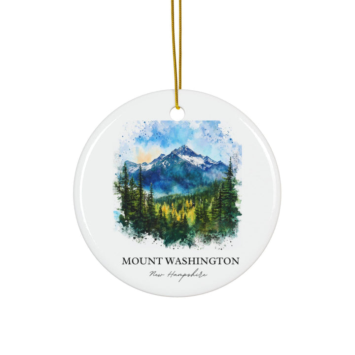 Mount Washington Ornament: Unique Mt Washington Souvenir, New Hampshire Xmas Decor, and Authentic Mount Washington NH Gift