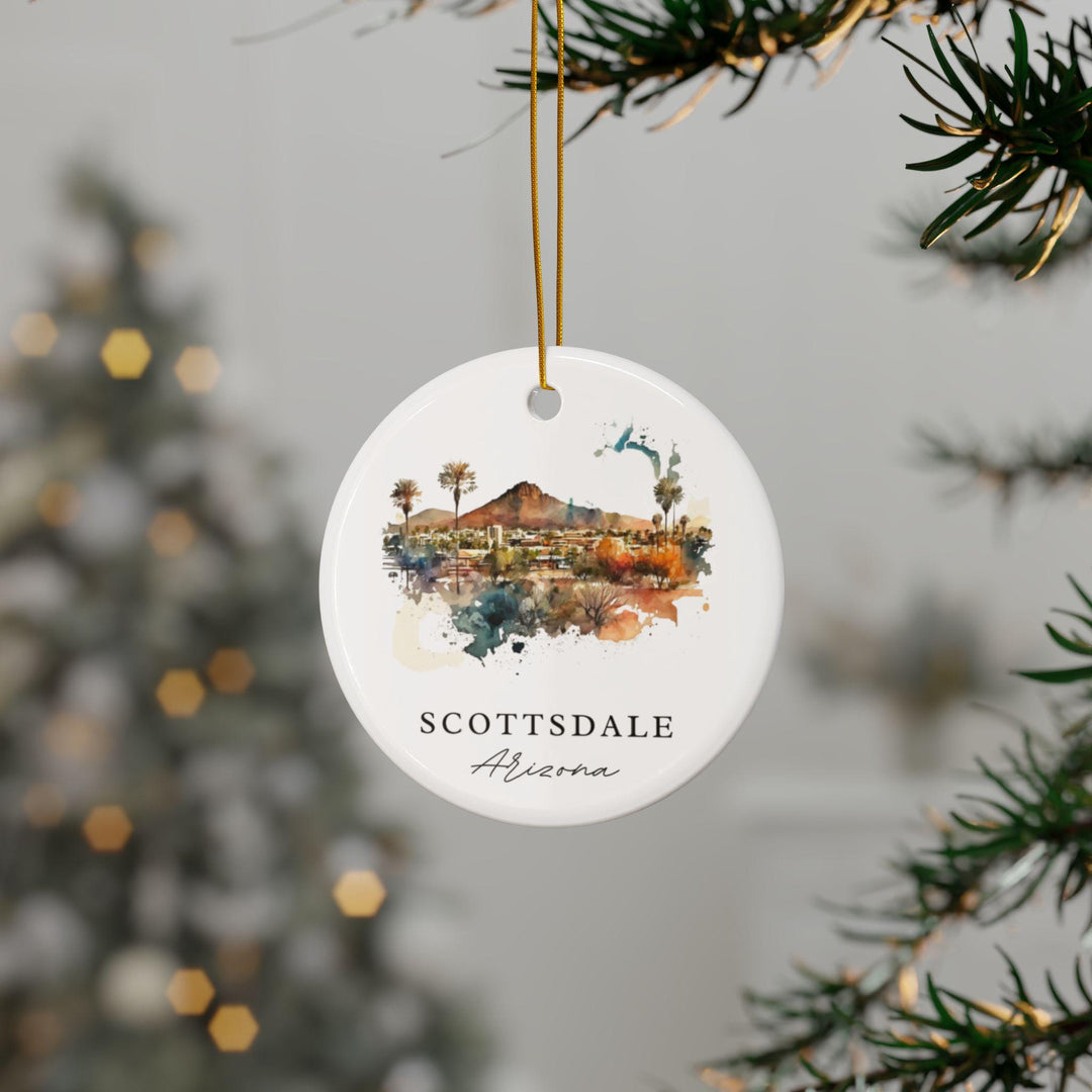 Scottsdale Arizona Ornament: Scottsdale Souvenir, Scottsdale AZ Decor, and Scottsdale Arizona Christmas Gift