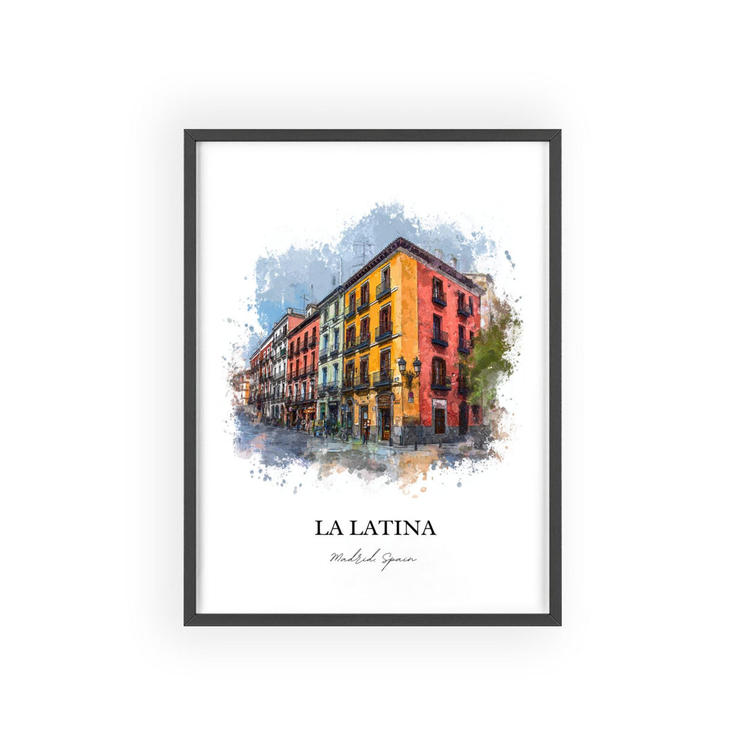 Madrid, Spain – Watercolor Art Print