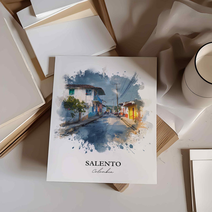 Salento, Colombia – Watercolor Art Print