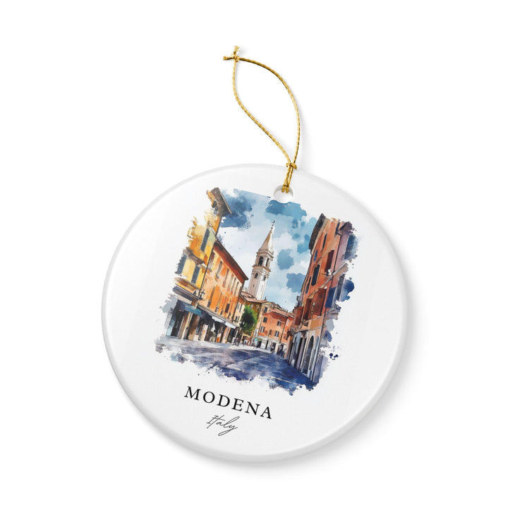 Modena Italy Ornament: Unique Modena Souvenir, Modena IT Xmas Decor, and Authentic Modena Italy Gift