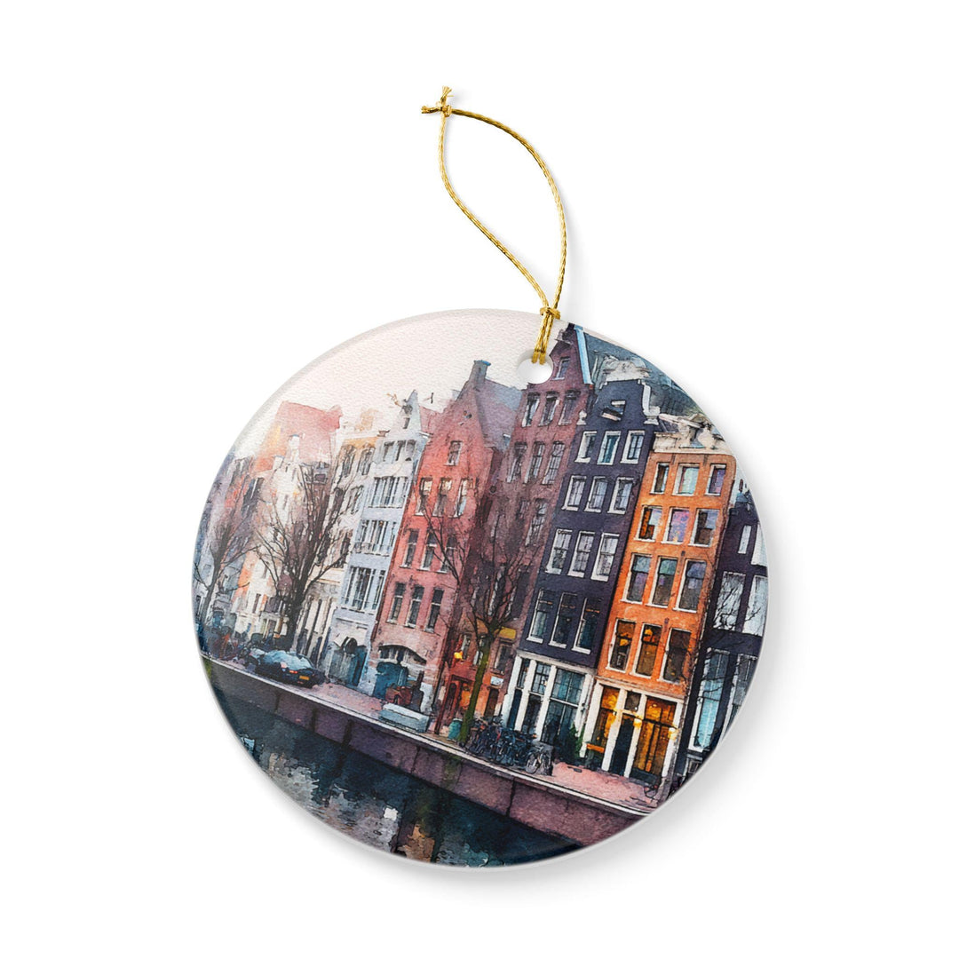 Amsterdam Ornament: Unique Amsterdam Souvenir, Amsterdam Xmas Decor, and Authentic Amsterdam Netherlands Gift