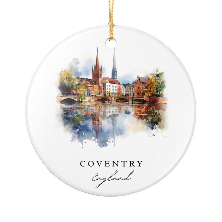 Coventry England Ornament: Unique Coventry Souvenir, Coventry Xmas Decor, and Authentic Coventry England Gift