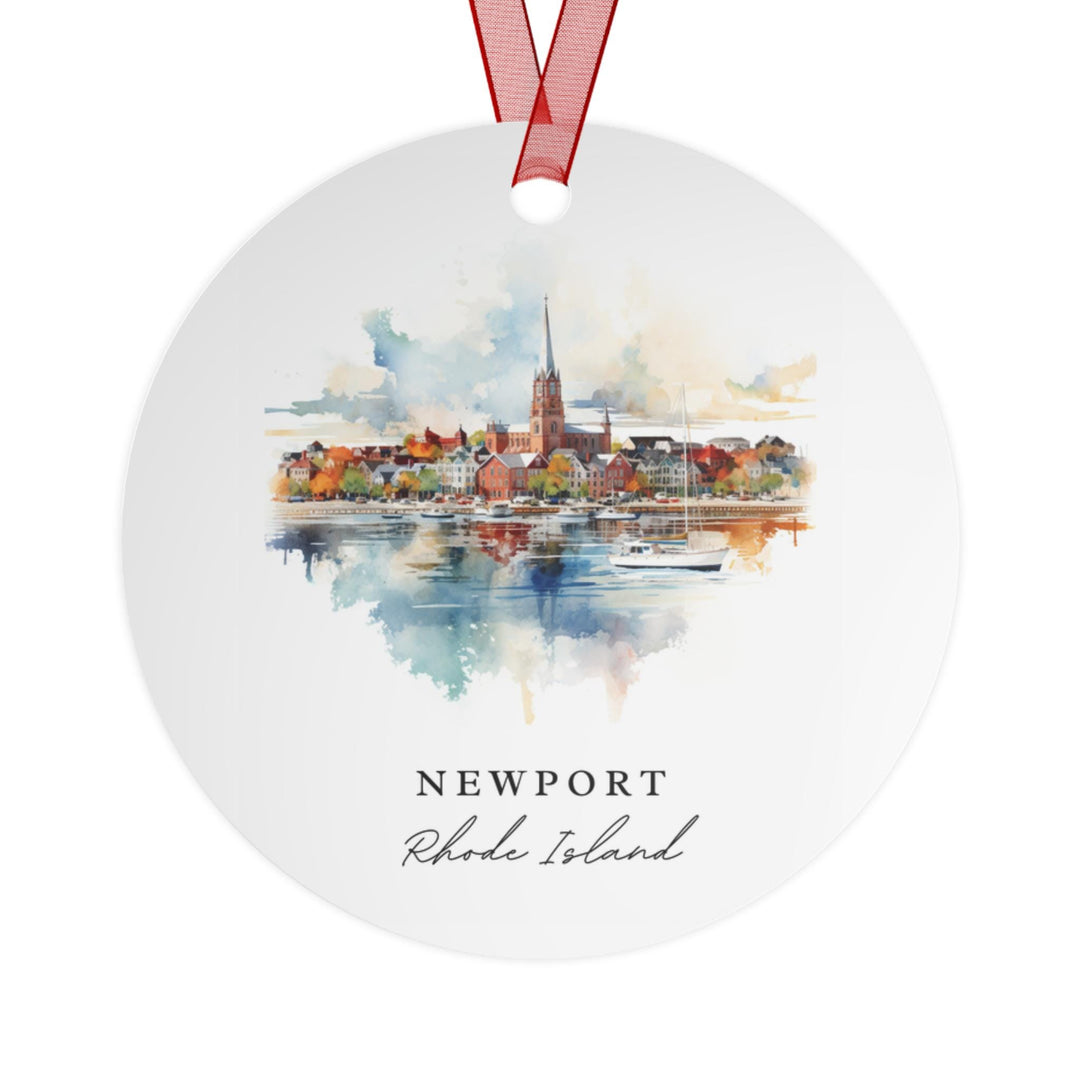 Newport RI Ornament: Unique Newport Souvenir, Newport RI Xmas Decor, and Authentic Newport Rhode Island Gift