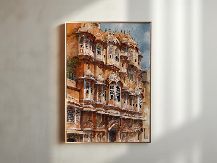 Jaipur, India – Watercolor Art Print