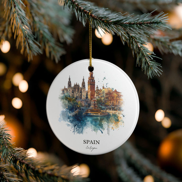 Spain Ornament: Unique Spain Souvenir, Spain Xmas Decor, and Authentic Spain Travel Gift