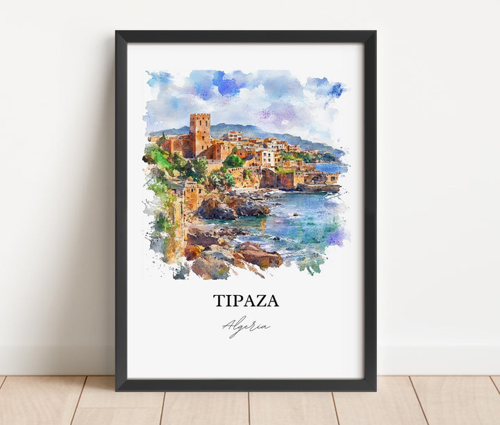 Tipaza Wall Art - Algeria Print