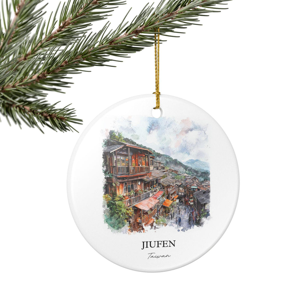 Jiufen Taiwan Ornament: Unique Jiufen Souvenir, Jiufen Xmas Decor, and Authentic Jiufen Taiwan Gift