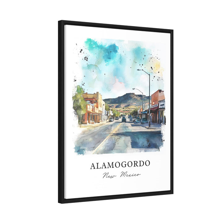 Alamogordo, USA – Watercolor Art Print