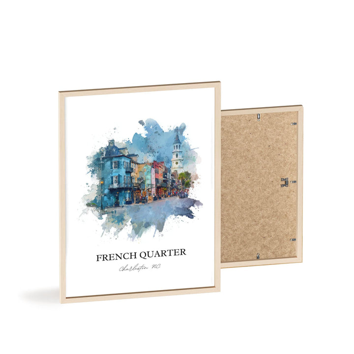 Charleston, South Carolina, USA – Watercolor Art Print