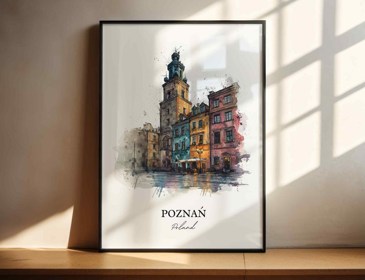 Poznan, Poland – Watercolor Art Print
