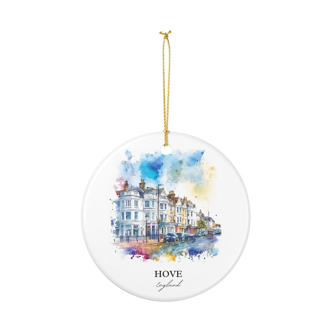 Hove England Ornament: Unique Hove Souvenir, Hove England Xmas Decor, and Authentic Hove England Gift