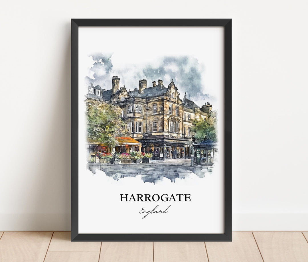 Harrogate, England – Watercolor Art Print