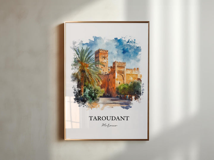 Taroudant, Morocco – Watercolor Art Print