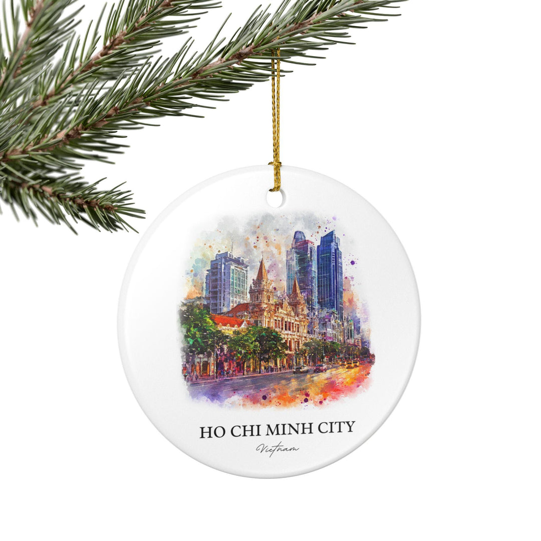 Ho Chi Minh Ornament: Unique Vietnam Souvenir, Ho Chi Minh Xmas Decor, and Authentic Ho Chi Minh City Gift