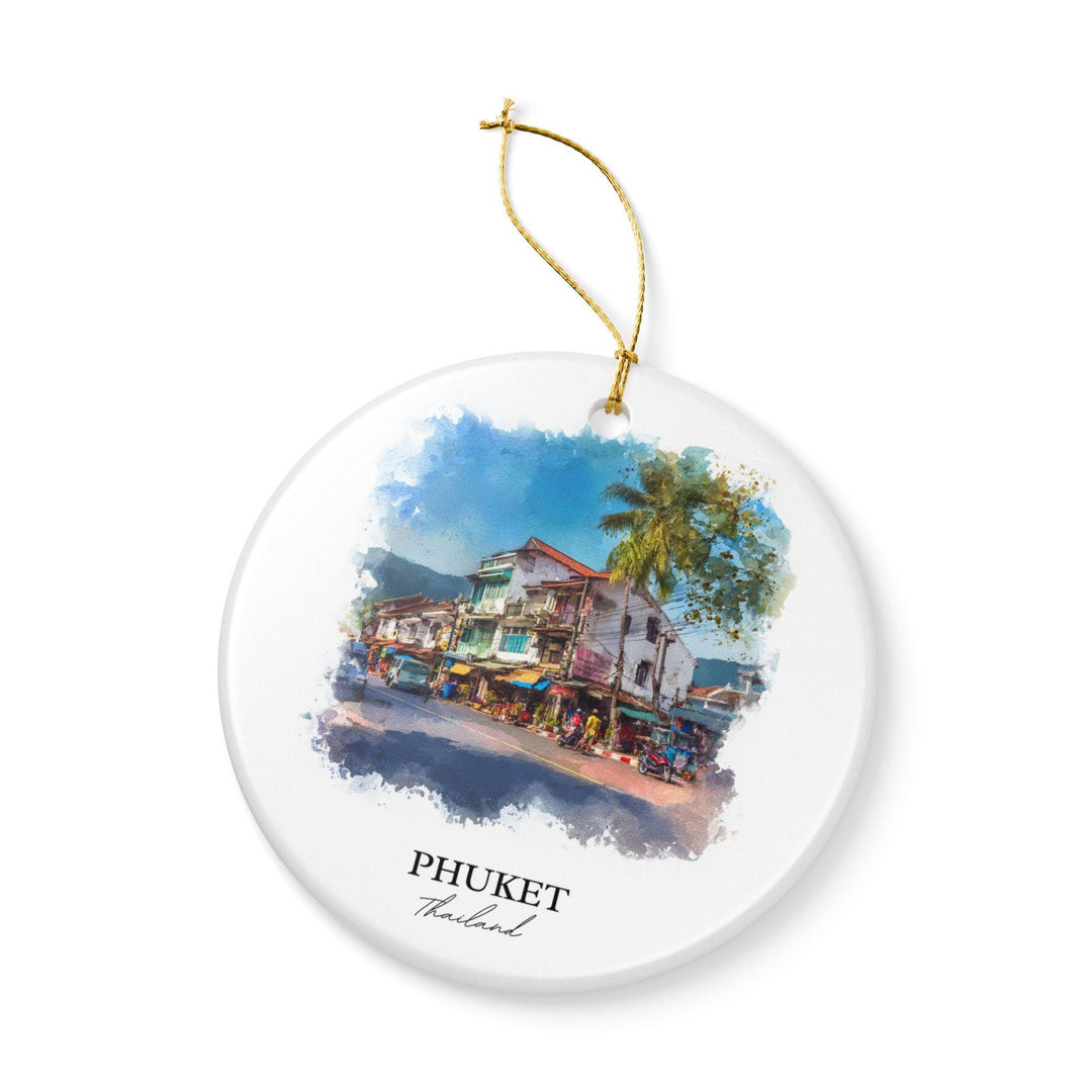 Phuket Ornament: Unique Phuket Thailand Souvenir, Thailand Xmas Decor, and Authentic Phuket Thailand Gift