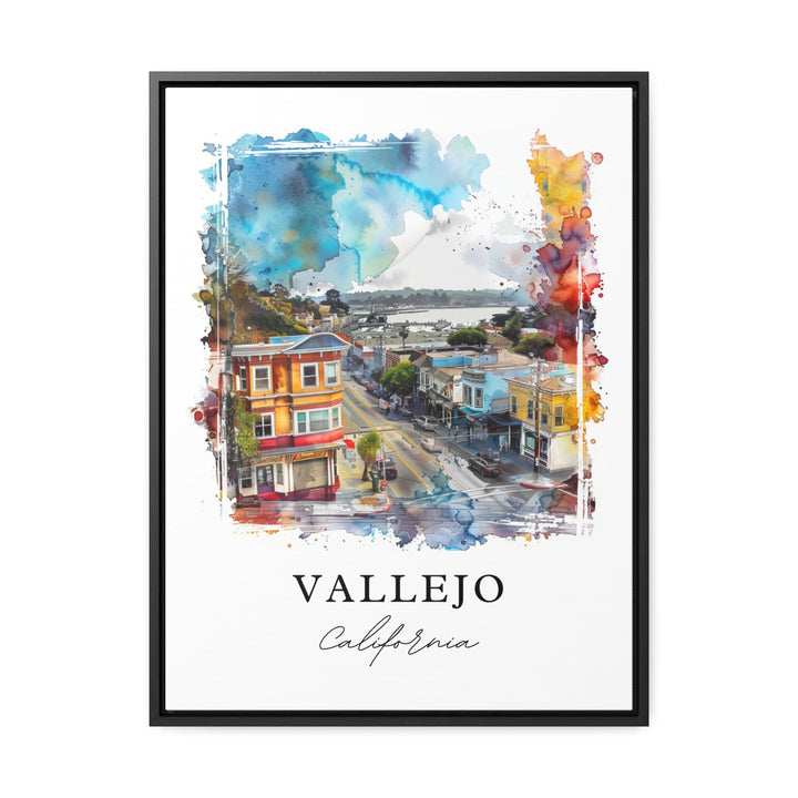 Vallejo California Wall Art, Vallejo Print, Vallejo Watercolor Art, Vallejo Gift,