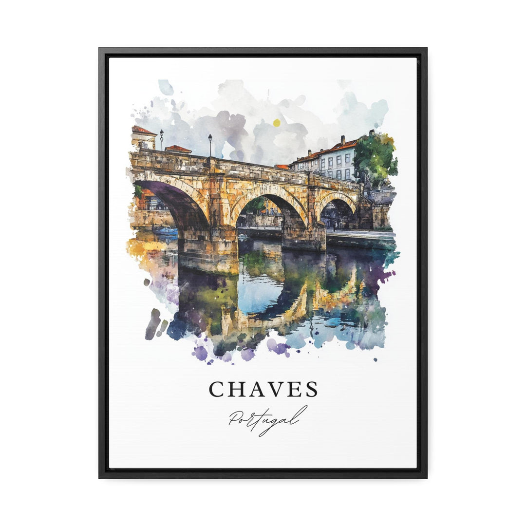 Chaves, Portugal – Watercolor Art Print