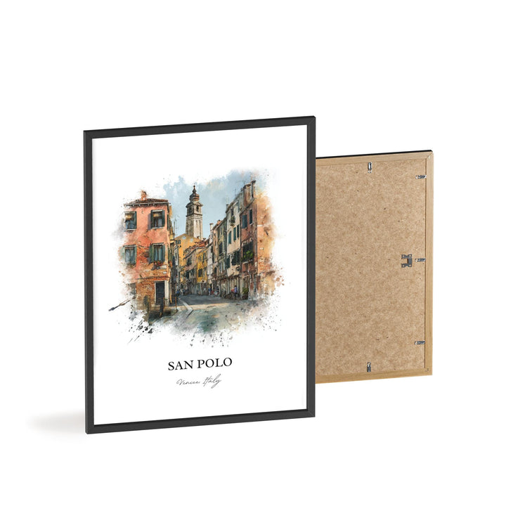San Polo, Italy – Watercolor Art Print