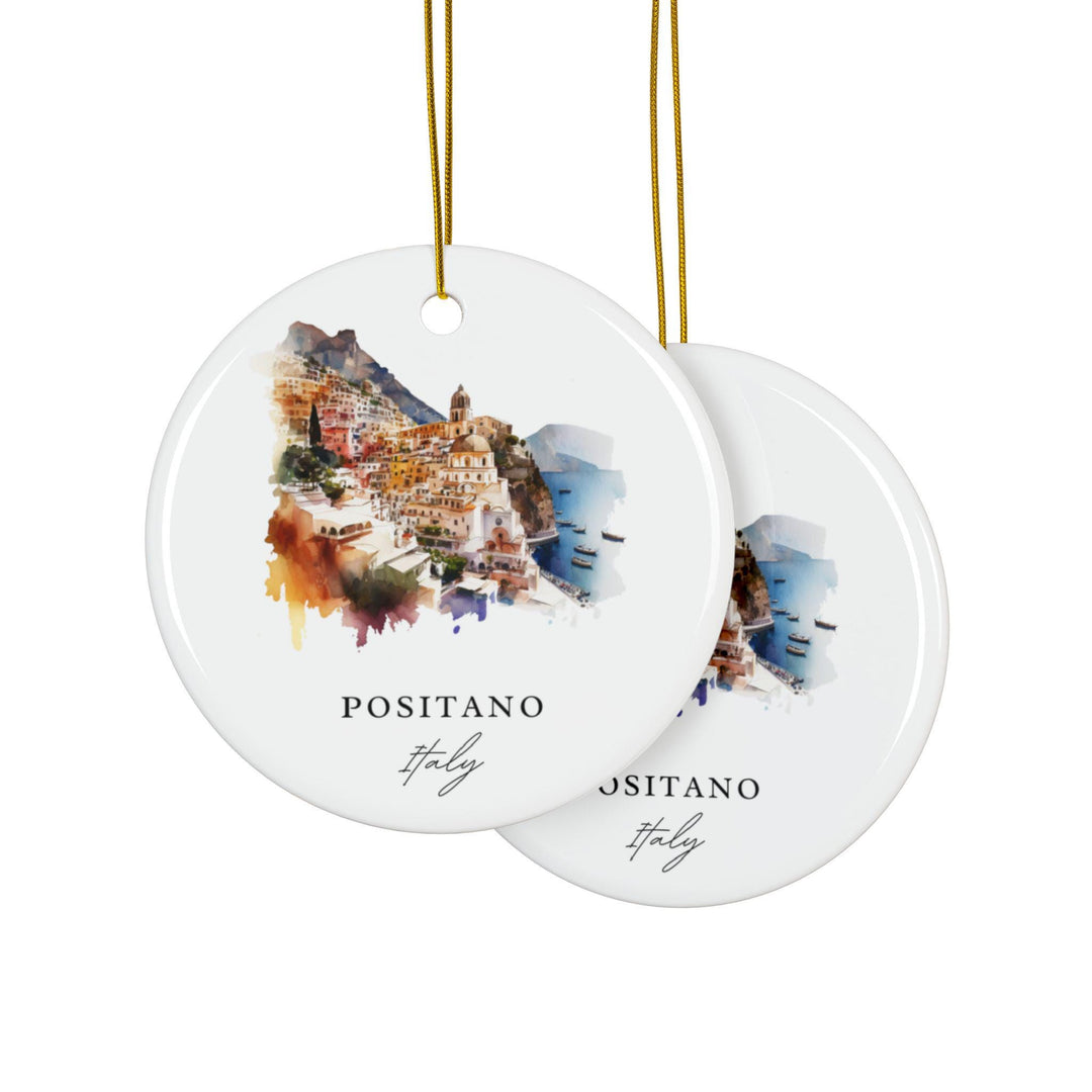 Positano Italy Ornament: Unique Positano Souvenir, Positano Decor, and Authentic Positano IT Gift