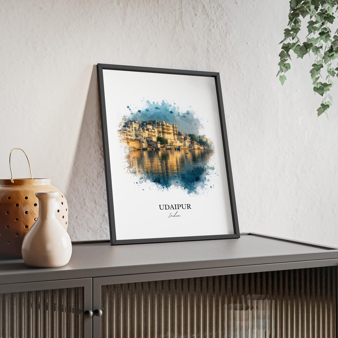 Udaipur, India – Watercolor Art Print