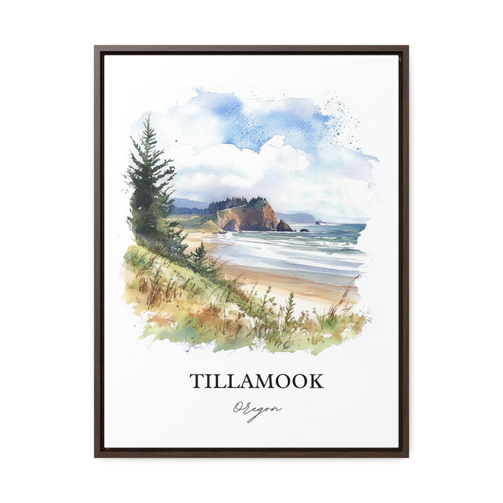Tillamook, Oregon – Watercolor Art Print
