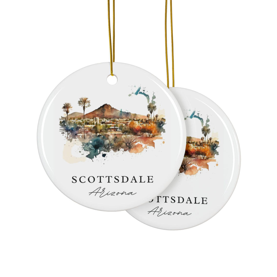 Scottsdale Arizona Ornament: Scottsdale Souvenir, Scottsdale AZ Decor, and Scottsdale Arizona Christmas Gift