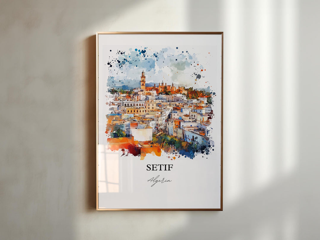 Setif Wall Art - Algeria Print