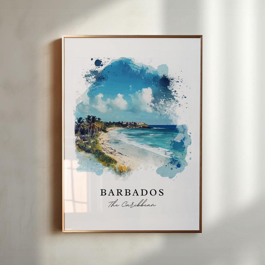 Barbados Wall Art - The Caribbean Print