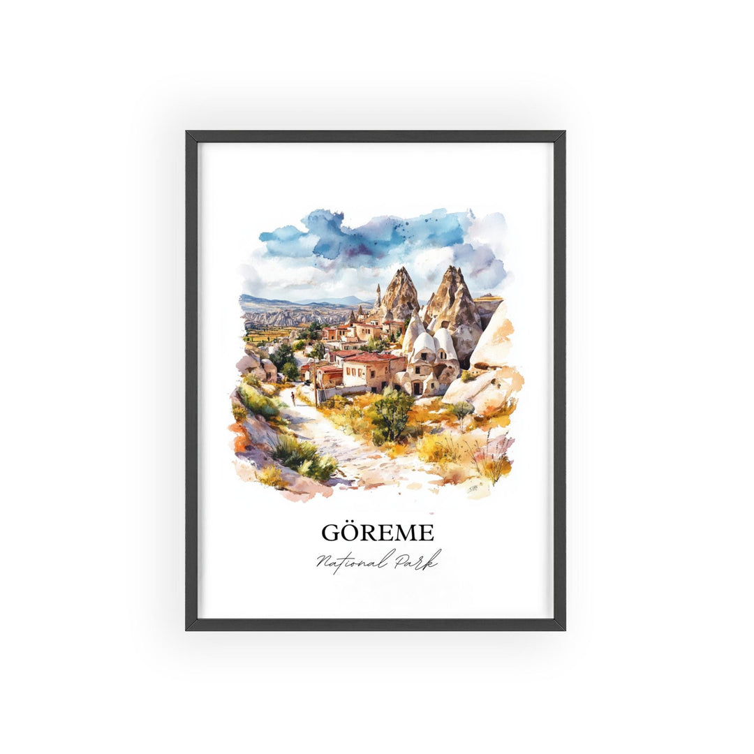 Göreme, Turkey – Watercolor Art Print