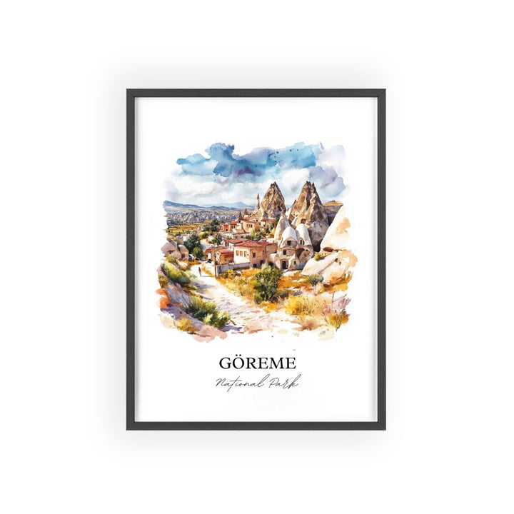 Göreme, Turkey – Watercolor Art Print