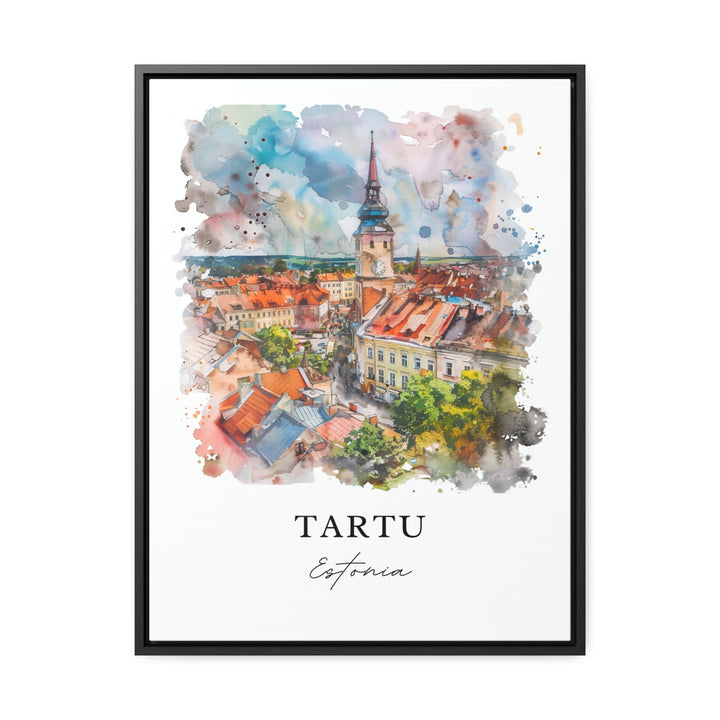 Tartu Estonia Wall Art, Tartu Print, Tartu Watercolor, Tallinn Estonia Gift,