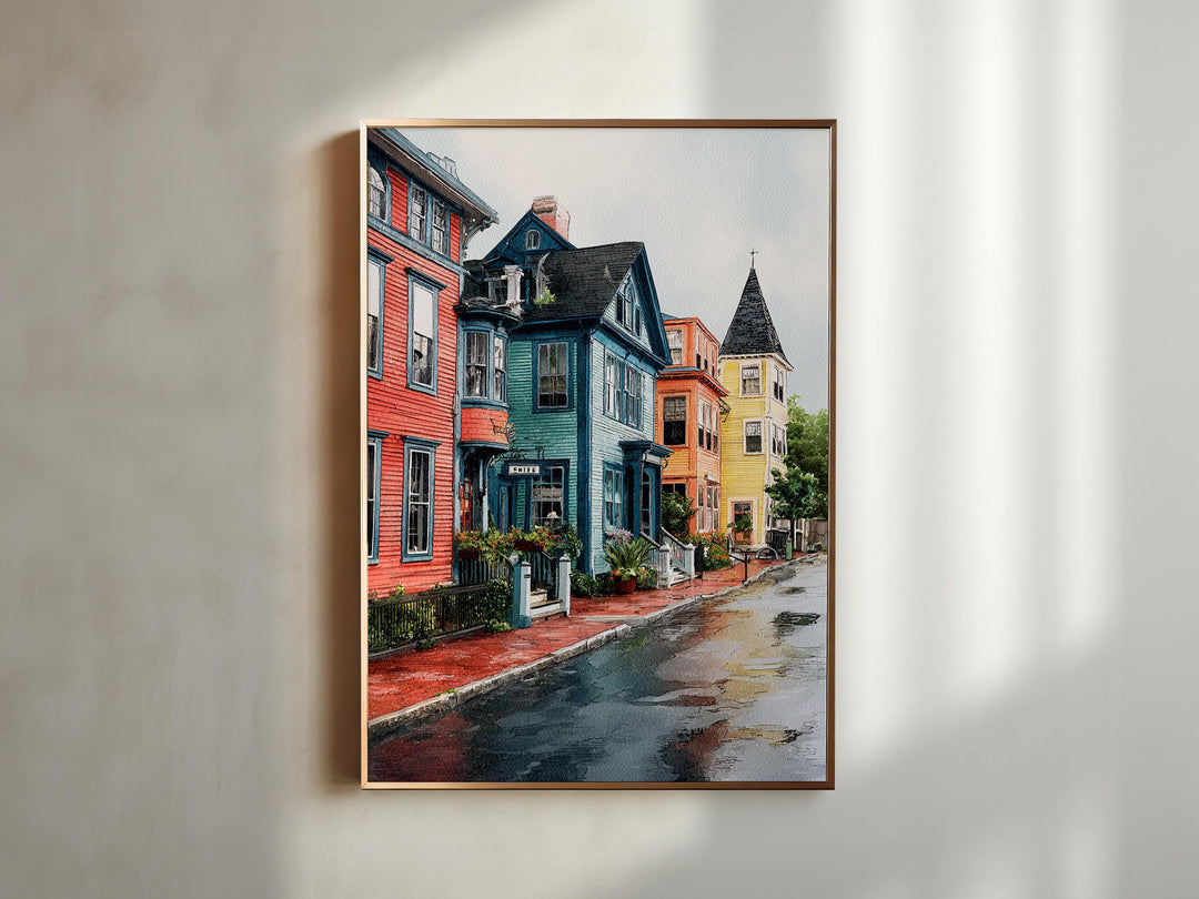 Newport, Rhode Island – Watercolor Art Print