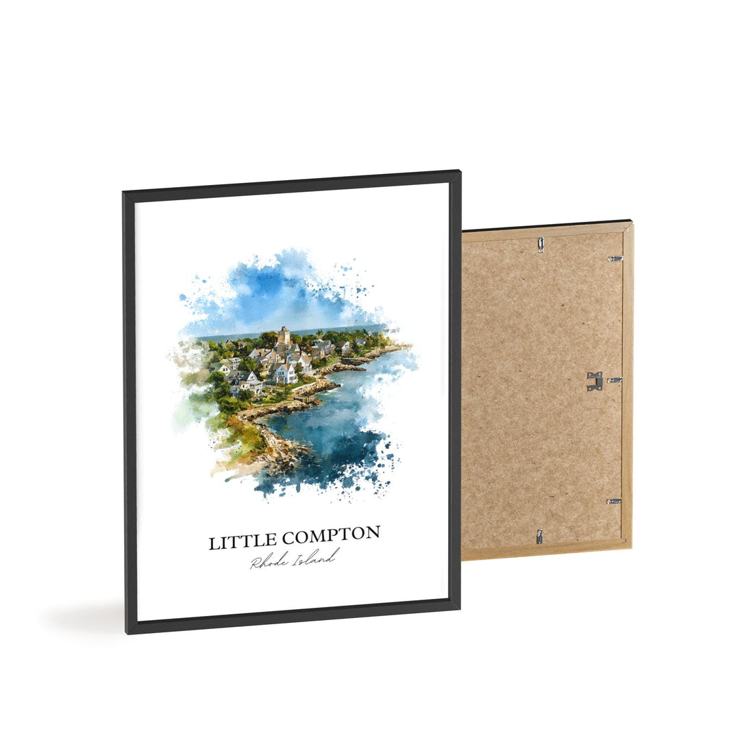 Little Compton, Rhode Island – Watercolor Art Print