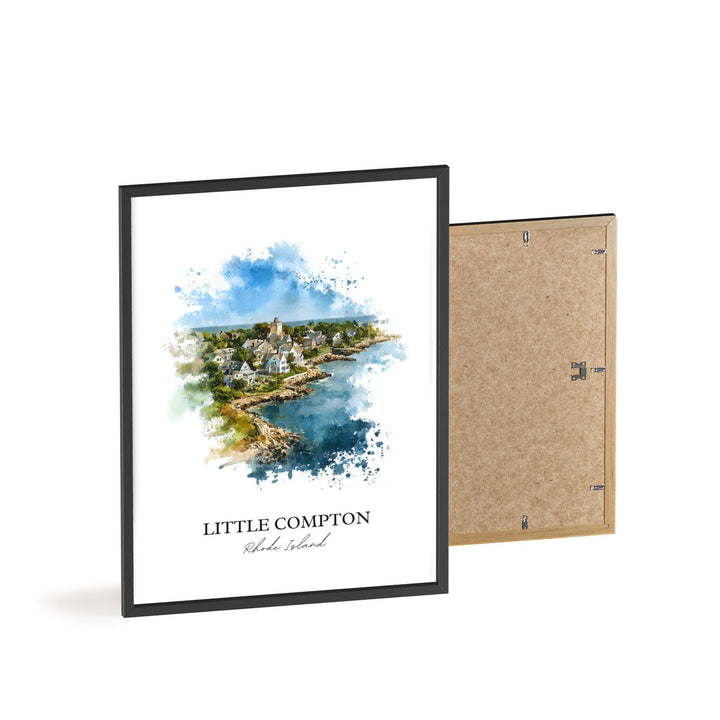 Little Compton, Rhode Island – Watercolor Art Print