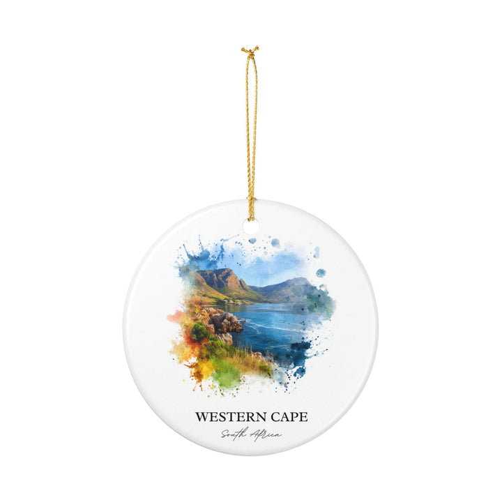 Western Cape Ornament: Unique South Africa Souvenir, Western Cape Xmas Decor, and Authentic South Africa Gift